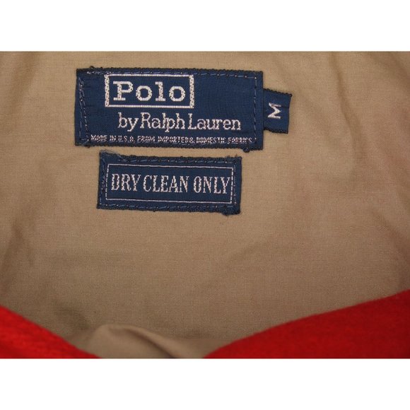 1990s Vintage Polo Ralph Lauren Wool Jacket Size M - Picture 3 of 3